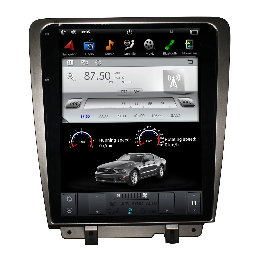 12,1-дюймовый экран te slaStyle для Ford Mustang 2010-2014, замена приборной панели Android 9,0, PX6, четырехъядерный автомобильный GPS-навигатор
12,1-дюймовый экран te slaStyle для Ford Mustang 2010-2014, замена приборной панели Android 9,0, PX6, четырехъядерный автомобильный GPS-навигатор