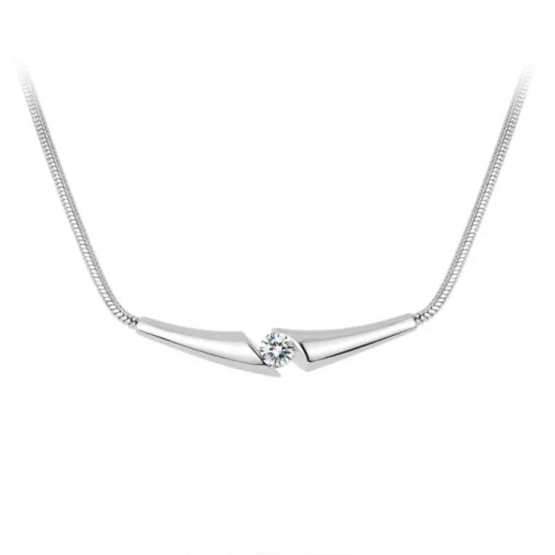 BELLUX 925 Silver Synthetic Zircon White Single Diamond Tomorrow Star Fashion Design Unique Necklace Unisex
BELLUX 925 Silver Synthetic Zircon White Single Diamond Tomorrow Star Fashion Design Unique Necklace Unisex