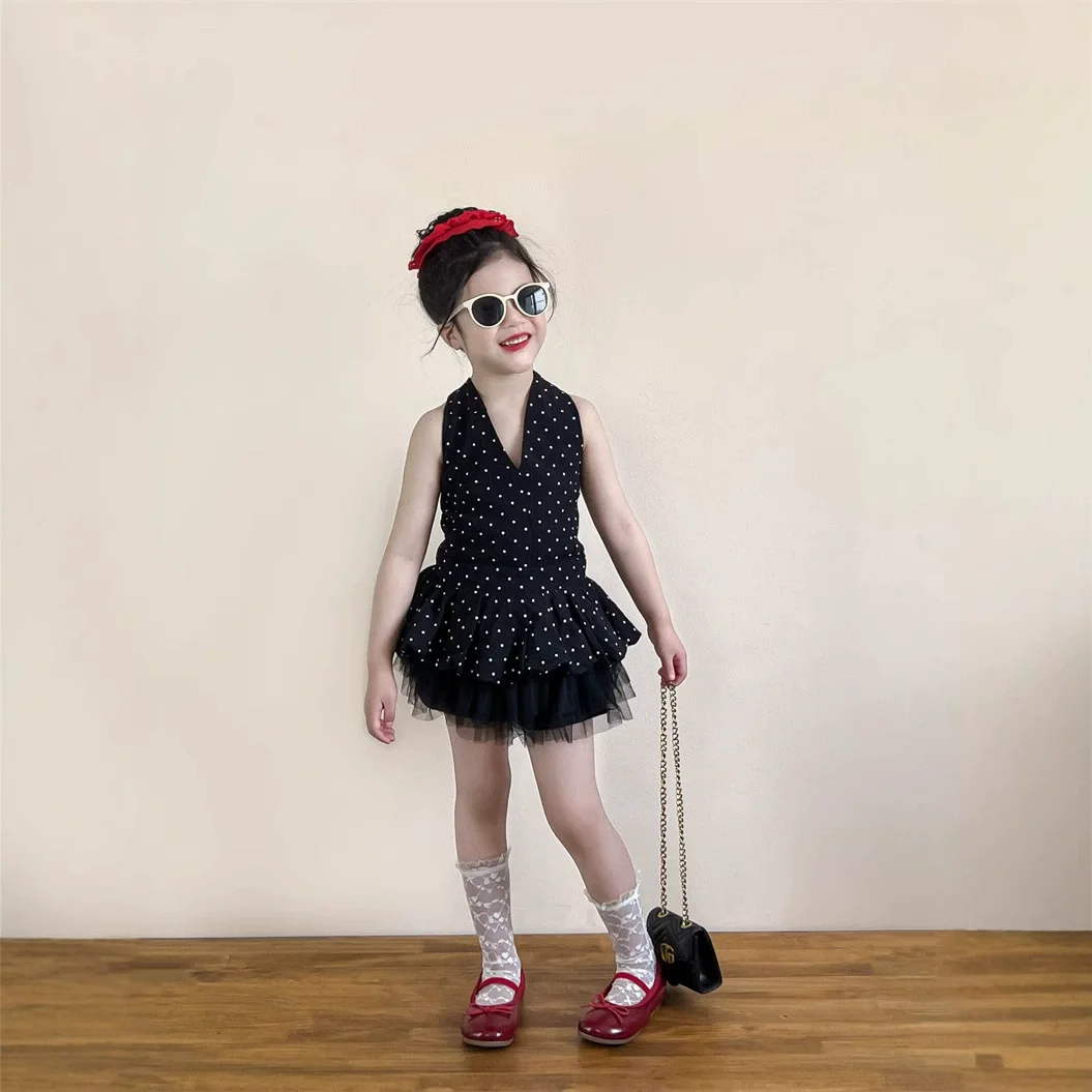 Baby Girl Clothes Sets Kids Dresses Set Child 2-Pieces Of Vest Top+Mini Polka Dot Skirt Bottom Toddle Casual Dress Set Size 2-9Y
Baby Girl Clothes Sets Kids Dresses Set Child 2-Pieces Of Vest Top+Mini Polka Dot Skirt Bottom Toddle Casual Dress Set Size 2-9Y