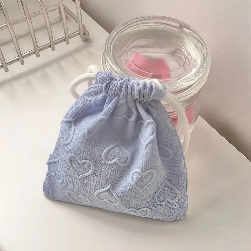 Multifunctional charger, earphone and data cable drawstring storage bag, heart print drawstring bag, portable travel storage bag
Multifunctional charger, earphone and data cable drawstring storage bag, heart print drawstring bag, portable travel storage bag