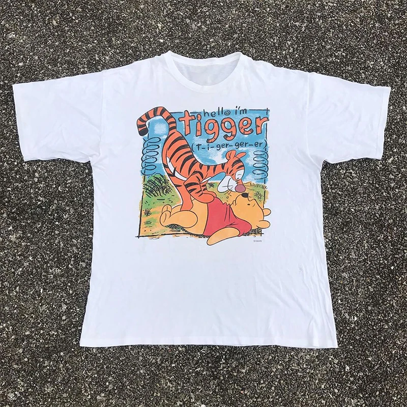 Bear Short Sleeve T-shirt for Men and Women Couples _ Rock Printed T-shirt Summer Luxury Brand Cotton Men and Women's T-shirt
Bear Short Sleeve T-shirt for Men and Women Couples _ Rock Printed T-shirt Summer Luxury Brand Cotton Men and Women's T-shirt
