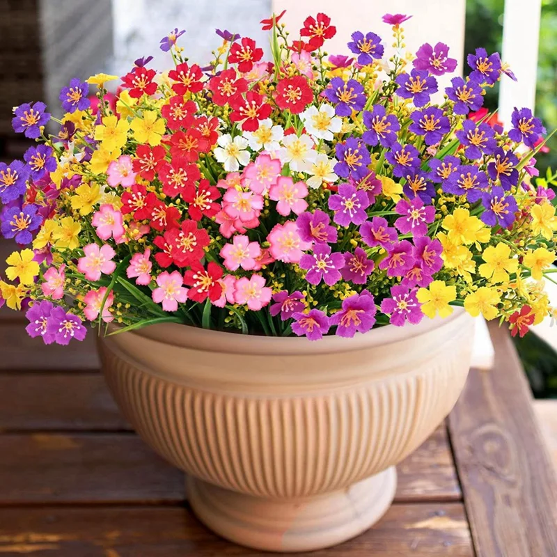 Artificial Flowers for Outdoors,6 Bundles Artificial Plants Outdoor, Fake Flowers, UV Resistant Faux Plants, Outdoor
Artificial Flowers for Outdoors,6 Bundles Artificial Plants Outdoor, Fake Flowers, UV Resistant Faux Plants, Outdoor