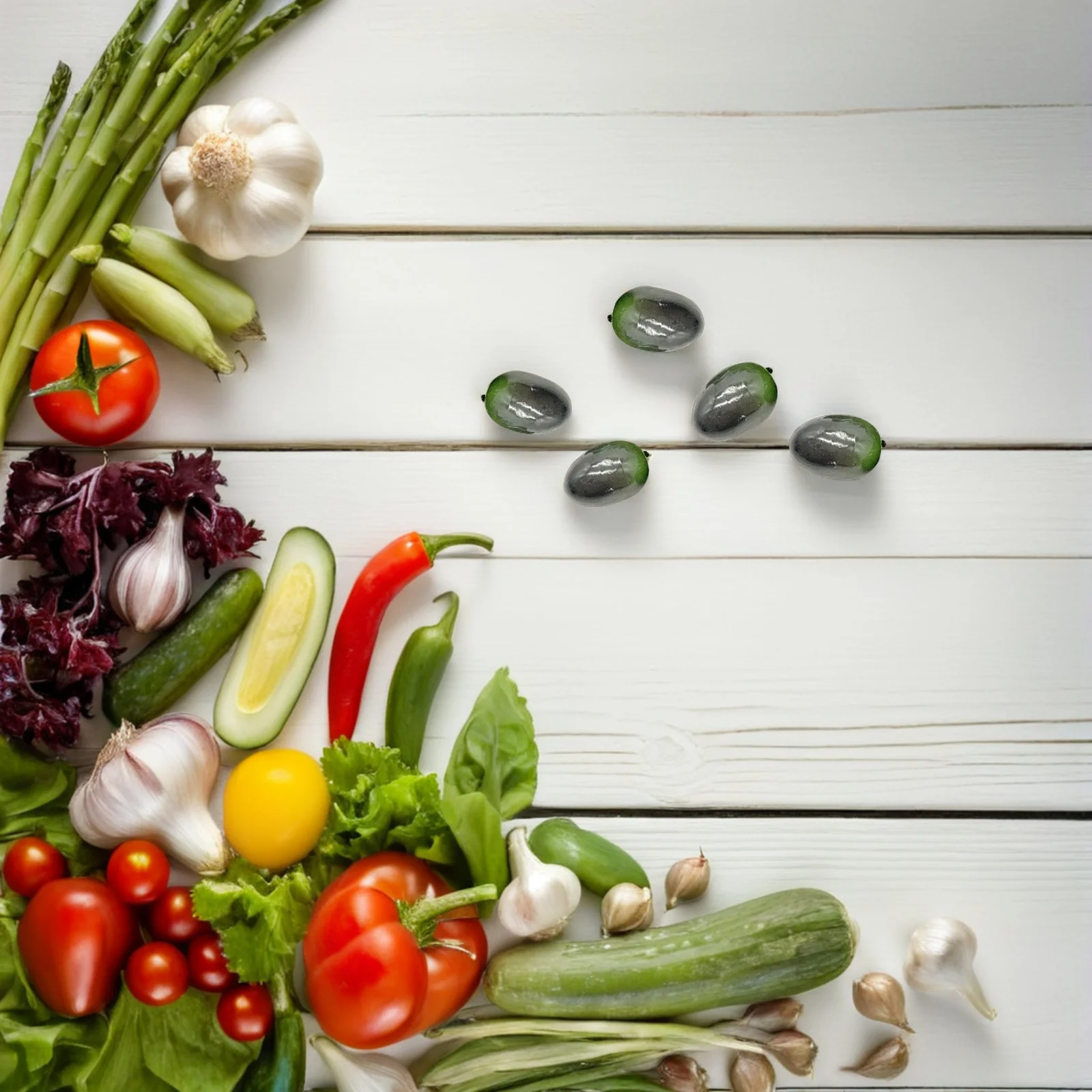 30Pcs Lifelike Artificial Olive Decor Realistic Faux Fruit Home Store Display Fruit Decor Fake Olive Fake Fruits
30Pcs Lifelike Artificial Olive Decor Realistic Faux Fruit Home Store Display Fruit Decor Fake Olive Fake Fruits