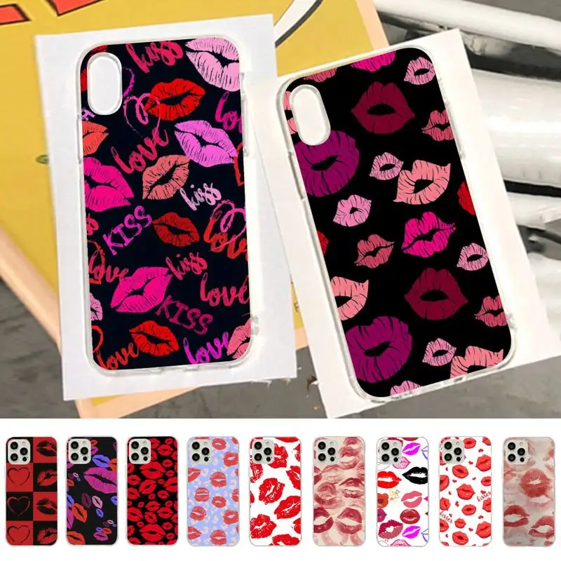 Red Kisses Lips Phone Case For iPhone 14 13 12 Mini 11 Pro XS Max X XR SE 6 7 8 Plus Soft Silicone Cover
Red Kisses Lips Phone Case For iPhone 14 13 12 Mini 11 Pro XS Max X XR SE 6 7 8 Plus Soft Silicone Cover