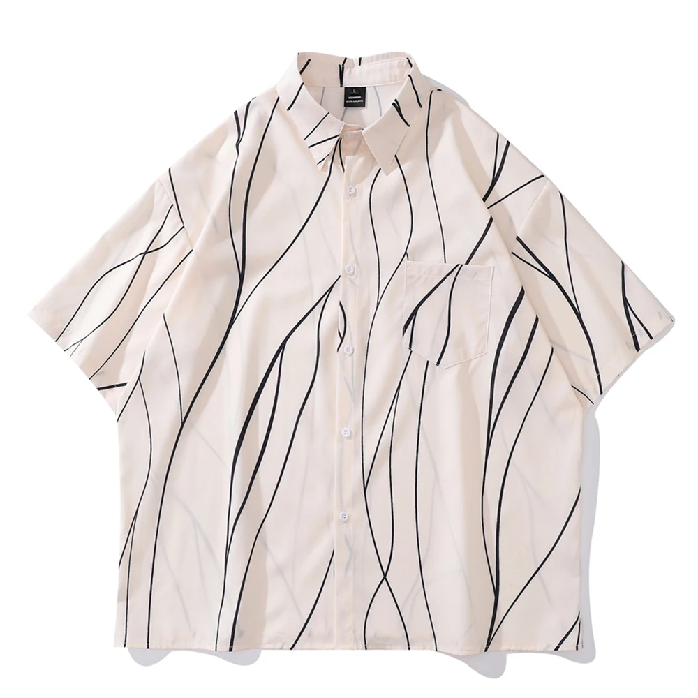 Button Up Turn-down Collar Men's Shirt Short Sleeve Summer Holiday Beach Shirts for Men Women
Button Up Turn-down Collar Men's Shirt Short Sleeve Summer Holiday Beach Shirts for Men Women