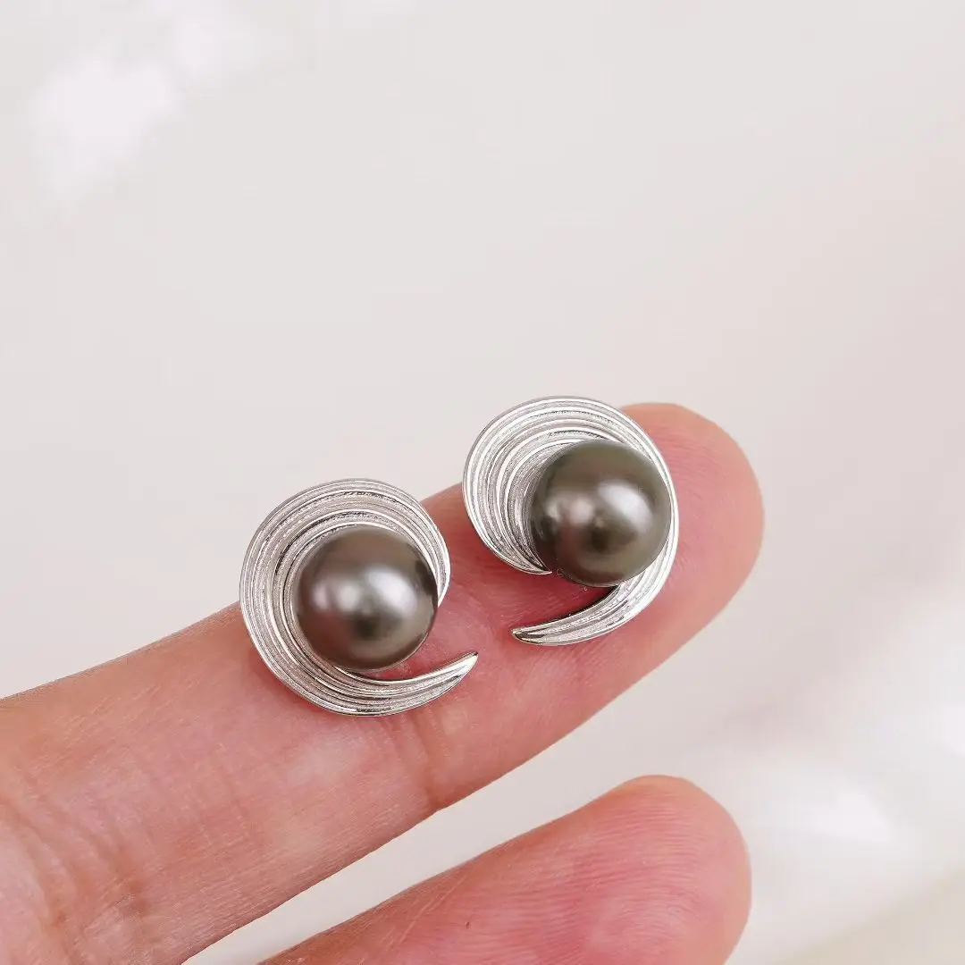 S925 Sterling Silver Earrings Base Findings Mountings Jewelry Mounts Fittings Accessories for 7-8mm Pearls 3 pairs/lot
S925 Sterling Silver Earrings Base Findings Mountings Jewelry Mounts Fittings Accessories for 7-8mm Pearls 3 pairs/lot