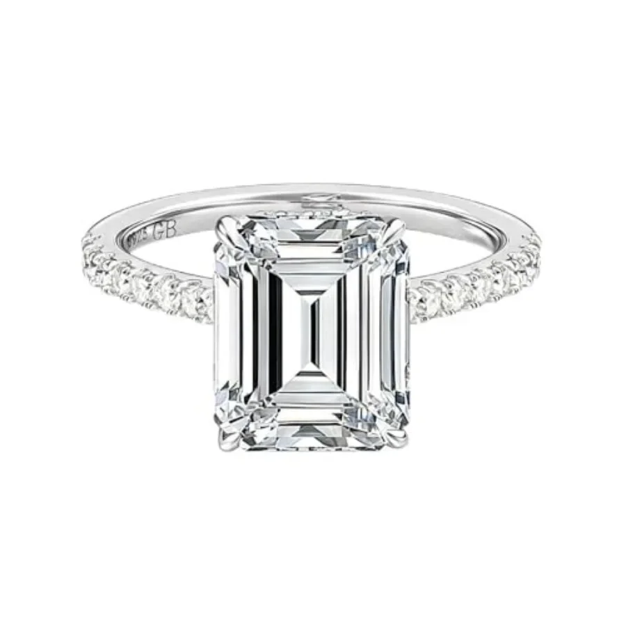Gem's Beauty Engagement Rings for Women 4 Carat D Color VVS1 Moissanite Wedding Ring in 925 Silver Moissanite Rings for Women P
Gem's Beauty Engagement Rings for Women 4 Carat D Color VVS1 Moissanite Wedding Ring in 925 Silver Moissanite Rings for Women P