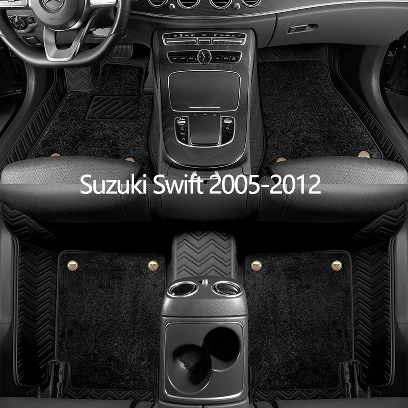 Custom Leather Car Floor Mats For Suzuki Swift 2005 2006 2007 2008 2010 2011 2012 Auto Carpet Mats Interior Accessories
Custom Leather Car Floor Mats For Suzuki Swift 2005 2006 2007 2008 2010 2011 2012 Auto Carpet Mats Interior Accessories