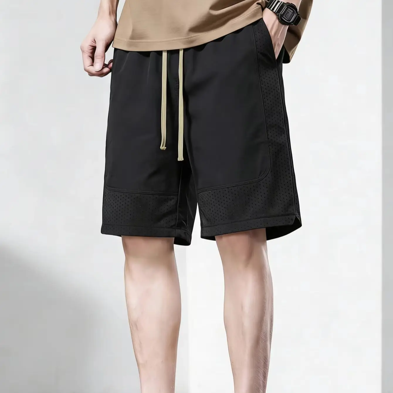 Men's Breathable Shorts Skin-friendly Fabric with Large Capacity Pockets on Both Sides Lightweight Comfortable Casual Shorts
Men's Breathable Shorts Skin-friendly Fabric with Large Capacity Pockets on Both Sides Lightweight Comfortable Casual Shorts