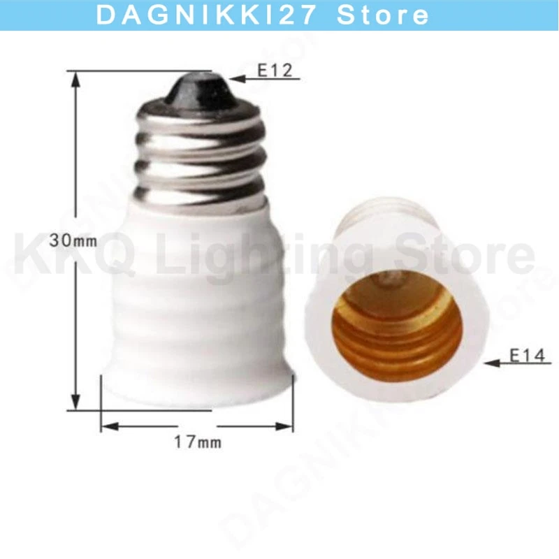 20pcs E12 To E14 Socket LED Light Lamp Adapter Bulb Holder Socket Changer Lamp Holder Converters Fitting Converter Holder v
20pcs E12 To E14 Socket LED Light Lamp Adapter Bulb Holder Socket Changer Lamp Holder Converters Fitting Converter Holder v