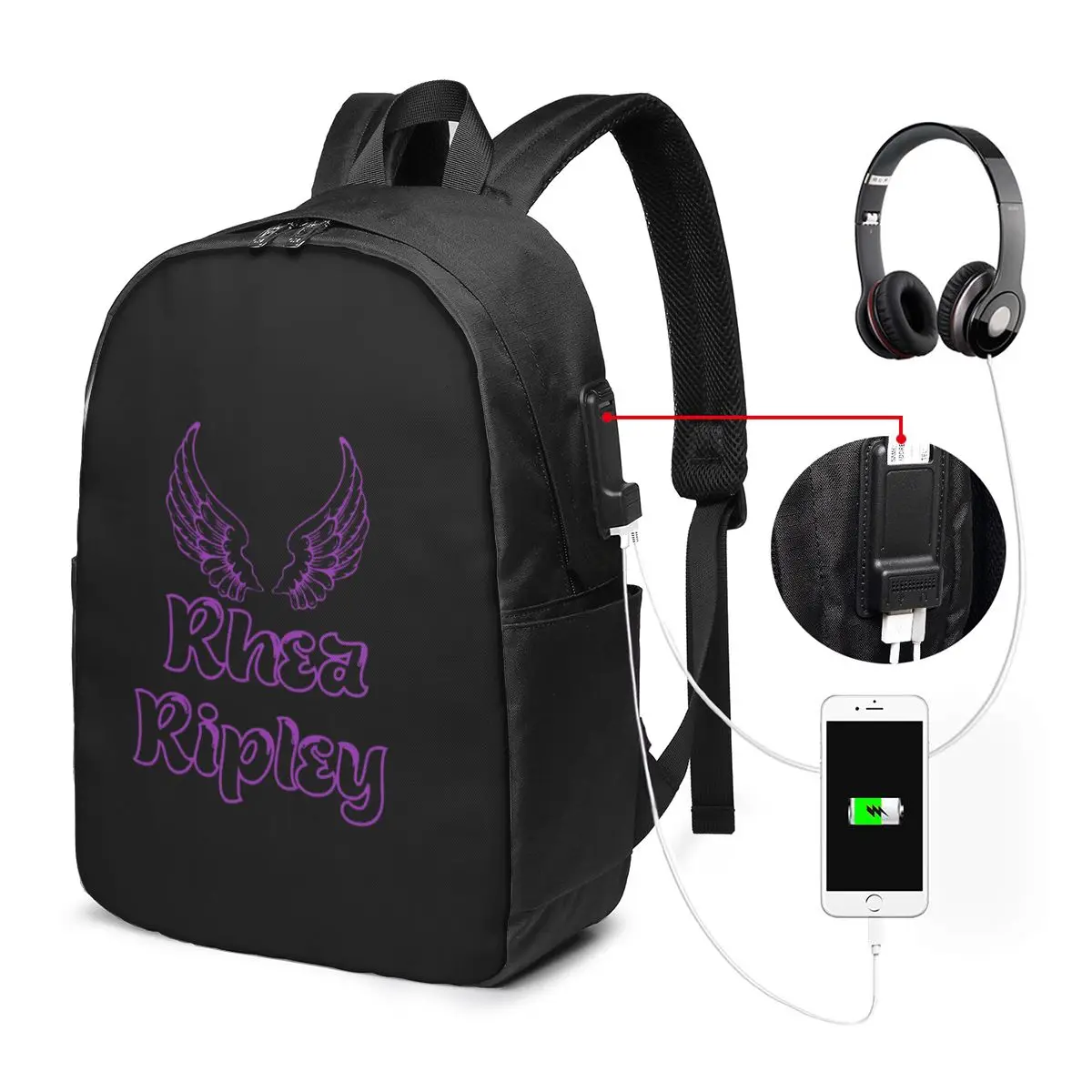 She Is My Mami Rhea Ripley Bootleg Wrestler Backpack Travel Notebook Bag Computer College Student School Bag Laptop
She Is My Mami Rhea Ripley Bootleg Wrestler Backpack Travel Notebook Bag Computer College Student School Bag Laptop