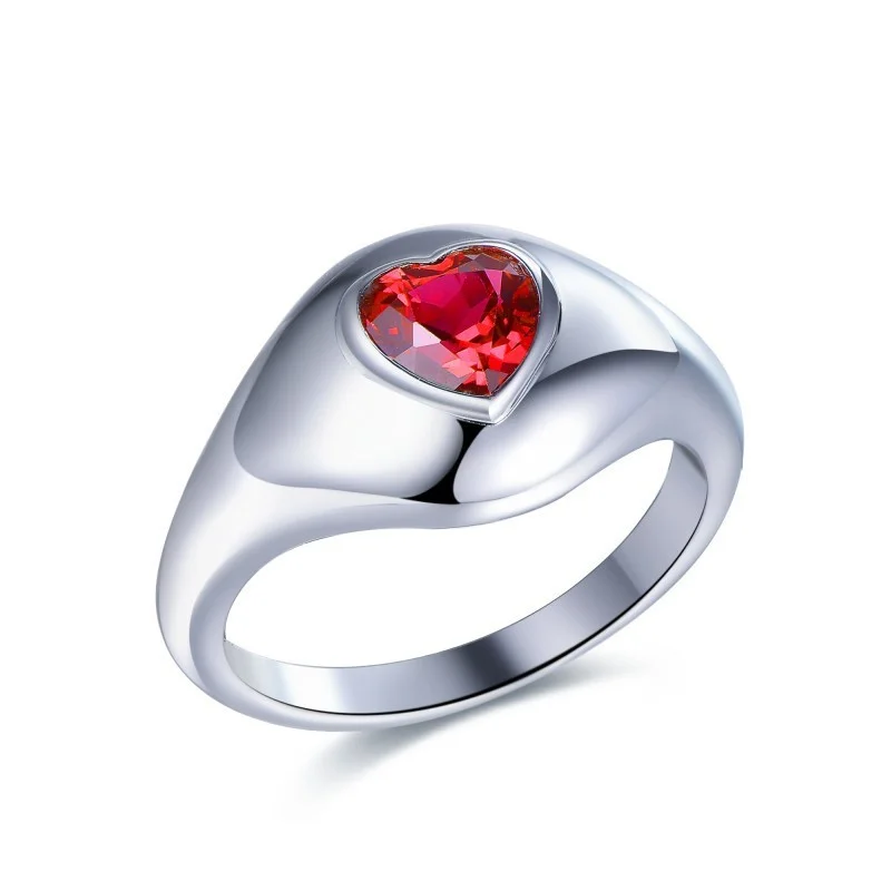 ZFSILVER s925 серебро Роскошный модный культивированный драгоценный камень простое кольцо с красным сердцем для подвесок женские свадебные украшения подарок R3-0634
ZFSILVER s925 серебро Роскошный модный культивированный драгоценный камень простое кольцо с красным сердцем для подвесок женские свадебные украшения подарок R3-0634