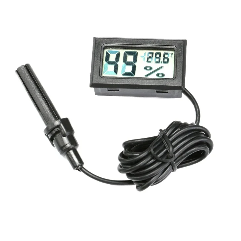 Embedded electronic thermometer, pet/feeding box digital embedded thermometer with probe
Embedded electronic thermometer, pet/feeding box digital embedded thermometer with probe