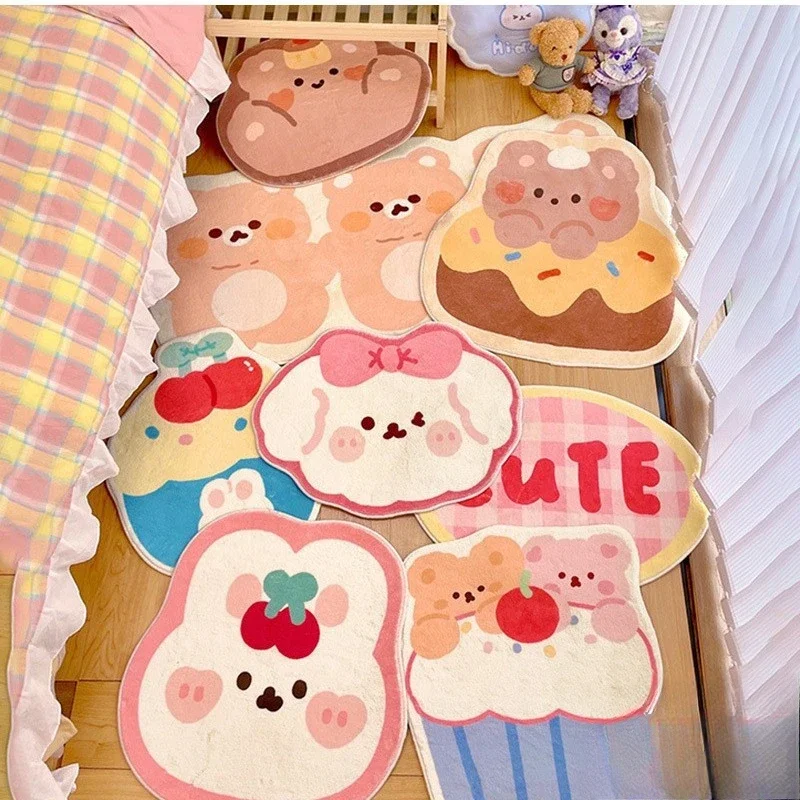 Cartoon carpet bear ins bedroom girl cute children's room chair floor mat foot mat imitation cashmere bedside blanket
Cartoon carpet bear ins bedroom girl cute children's room chair floor mat foot mat imitation cashmere bedside blanket