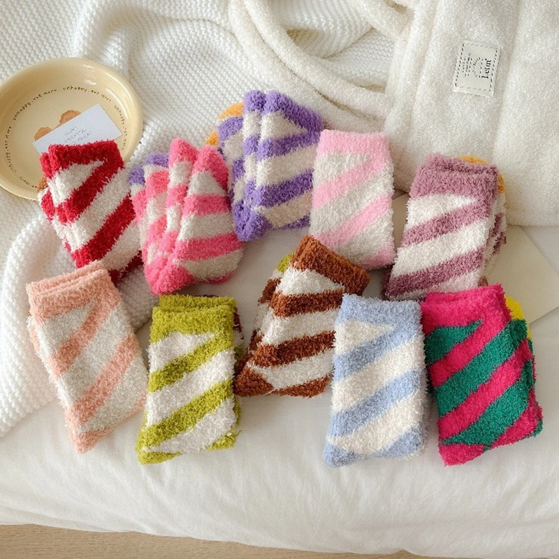 7A Anti-bacterial Odor-proof Cotton Soft Socks Women's Autumn Winter Warm Home Floor Japanese Striped Mid-tube Sleeping Ins Sock
7A Anti-bacterial Odor-proof Cotton Soft Socks Women's Autumn Winter Warm Home Floor Japanese Striped Mid-tube Sleeping Ins Sock