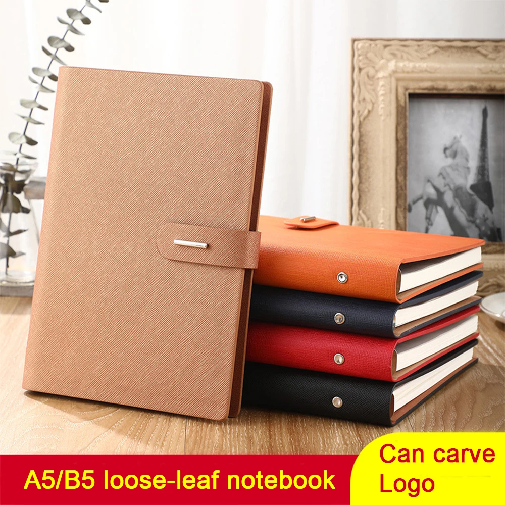 (Can Engrave Logo ) A5/B5 Student Loose-leaf Subject Notebook, Notepad With Buckle, Business Meeting Record Book, Diary
(Can Engrave Logo ) A5/B5 Student Loose-leaf Subject Notebook, Notepad With Buckle, Business Meeting Record Book, Diary