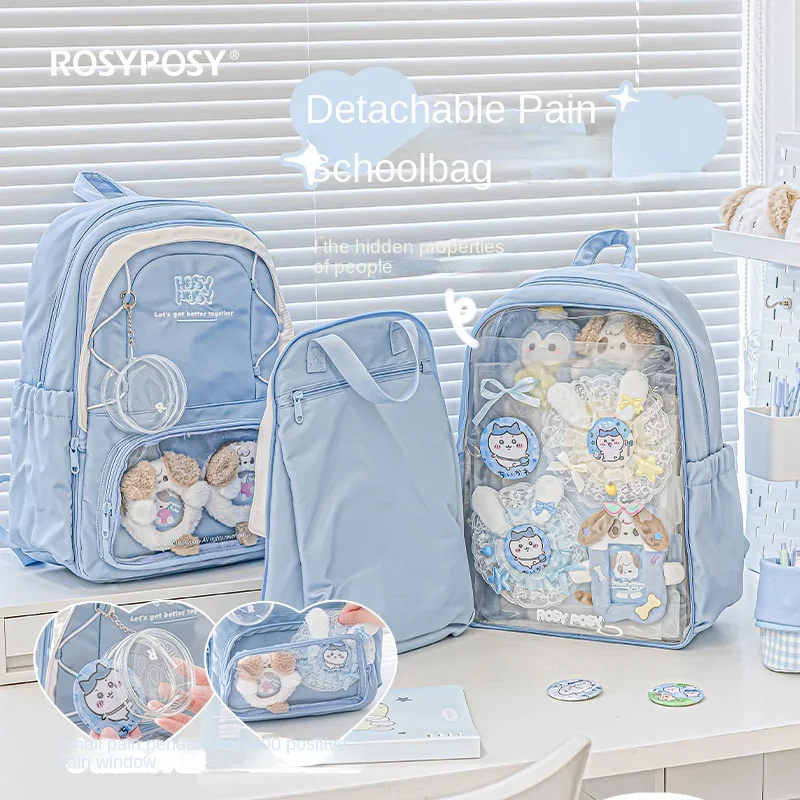 Backpack Large Capacity Leisure Schoolbag Multifunctional Visual Student Travel Bag Female Junior High School Student
Backpack Large Capacity Leisure Schoolbag Multifunctional Visual Student Travel Bag Female Junior High School Student