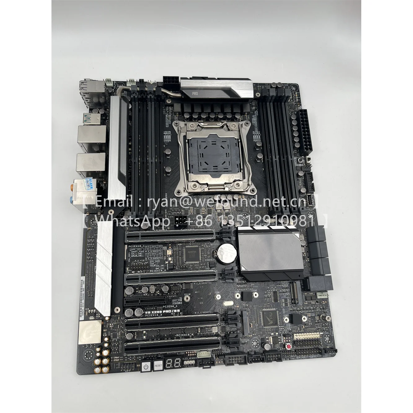WS X299 PRO/SE LGA2066 ATX DDR4 4133MHz
WS X299 PRO/SE LGA2066 ATX DDR4 4133MHz