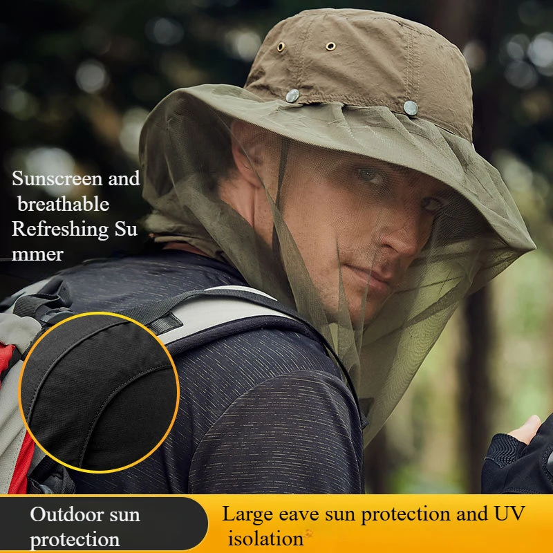 Outdoor Border Defense, UV Protection, Mosquito Proof Hat, Honey Gathering, Jungle Climbing, Cycling, Rock Climbing, Fishing
Outdoor Border Defense, UV Protection, Mosquito Proof Hat, Honey Gathering, Jungle Climbing, Cycling, Rock Climbing, Fishing