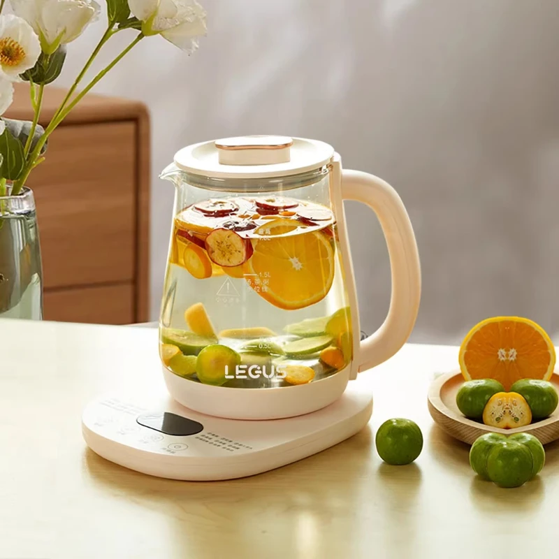 LEGUS 220v 800w 1.8L Multifunctional Health Kettle All Glass Kettle Heat Preservation Reservation Timer Tea Boiler Office
LEGUS 220v 800w 1.8L Multifunctional Health Kettle All Glass Kettle Heat Preservation Reservation Timer Tea Boiler Office