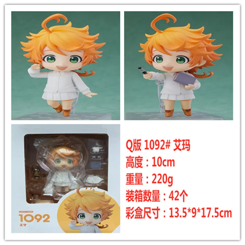 Good Smile Nendoroid 1092 Emma The Promised Neverland Chibi Action Figure Interchangeable Face Boxed Anime Desktop Ornament
Good Smile Nendoroid 1092 Emma The Promised Neverland Chibi Action Figure Interchangeable Face Boxed Anime Desktop Ornament