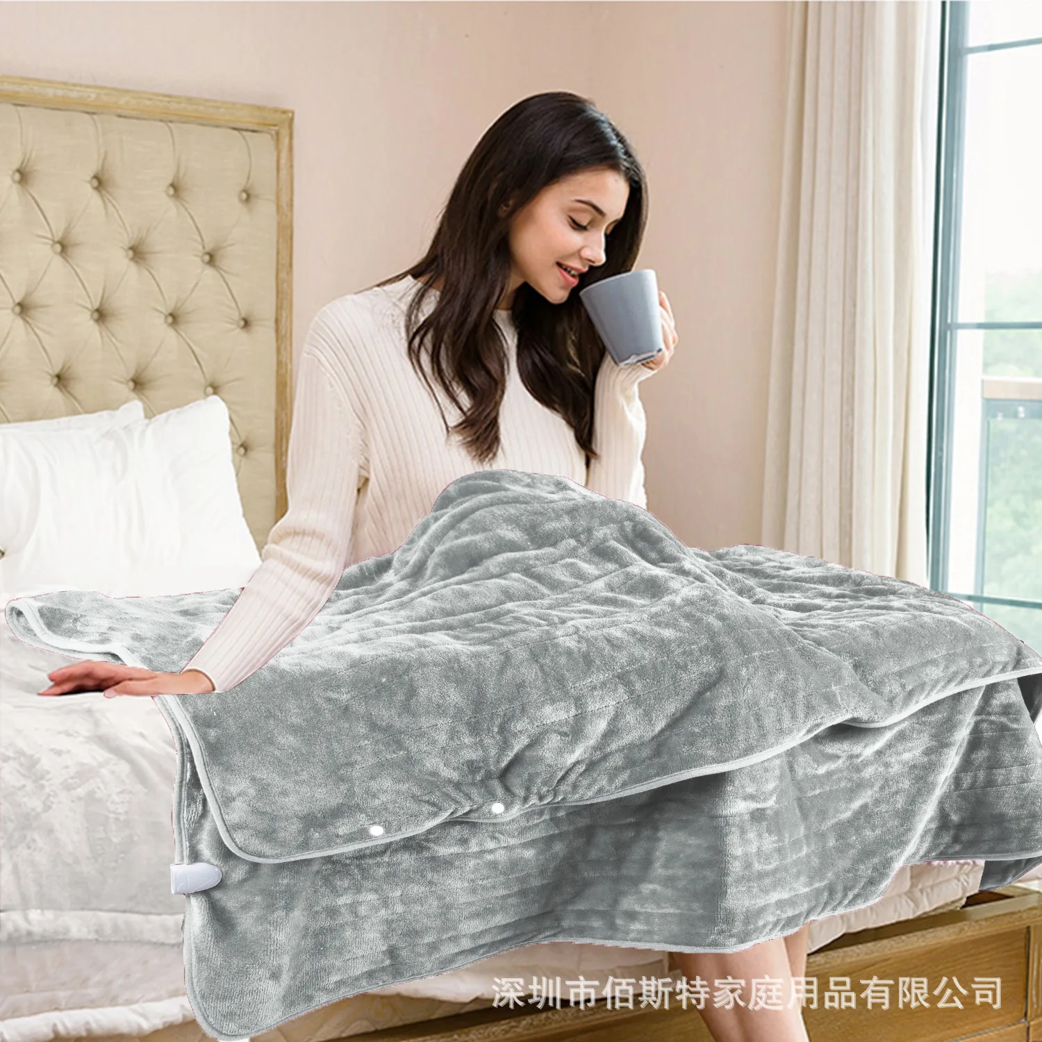 Электрическое одеяло PTC + NTC с двойной защитой 40-65 ℃ бесступенчатое регулирование температуры, 12-скоростное одеяло с подогревом времени, одеяло 
Электрическое одеяло PTC + NTC с двойной защитой 40-65 ℃ бесступенчатое регулирование температуры, 12-скоростное одеяло с подогревом времени, одеяло