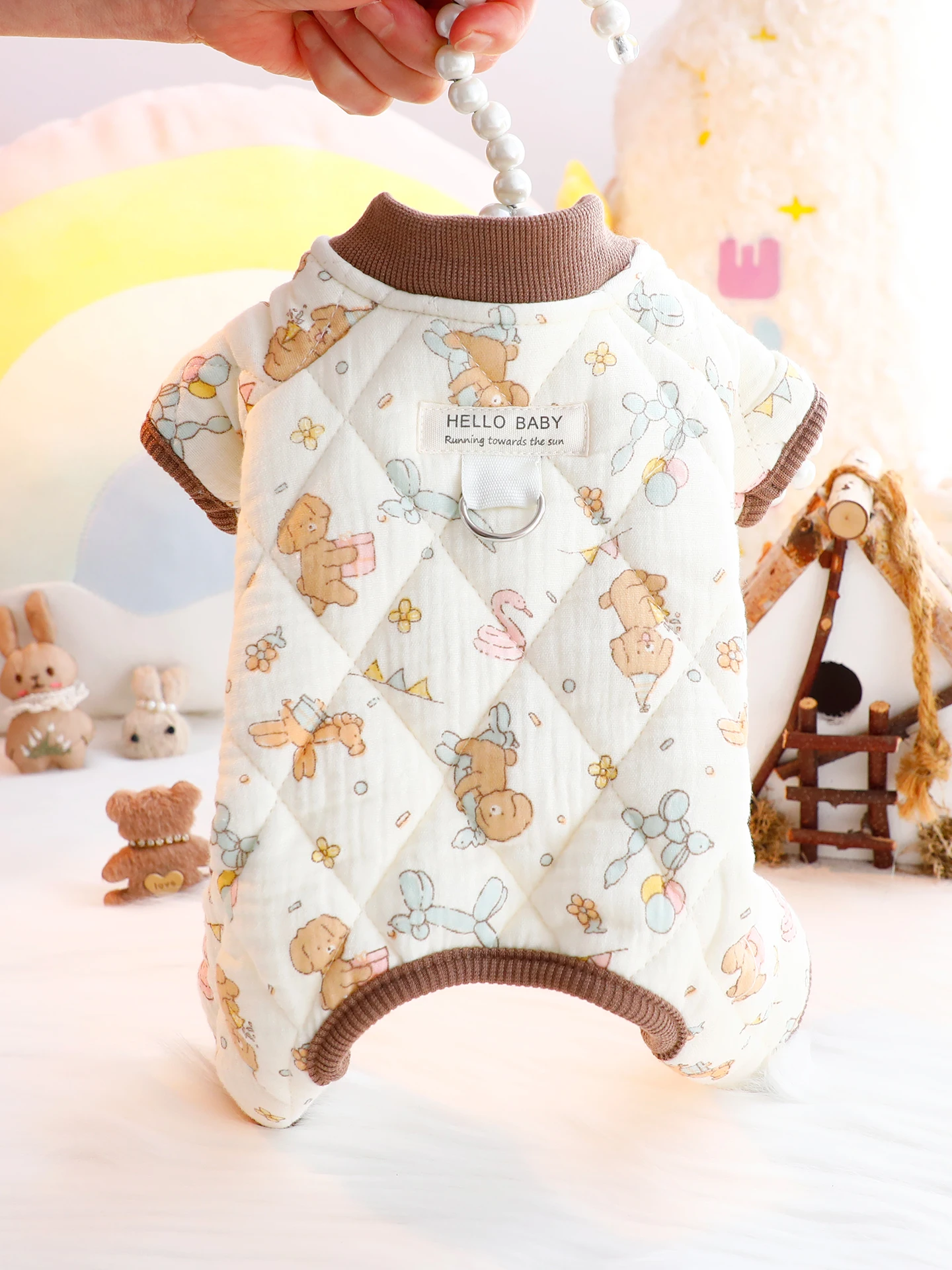 Thi Cotton Dog Clothes Air Cotton Lea Dog Sweater Small Dogs Teddy Pet Winter Warm Breathable Outdoor Casual Sle
Thi Cotton Dog Clothes Air Cotton Lea Dog Sweater Small Dogs Teddy Pet Winter Warm Breathable Outdoor Casual Sle