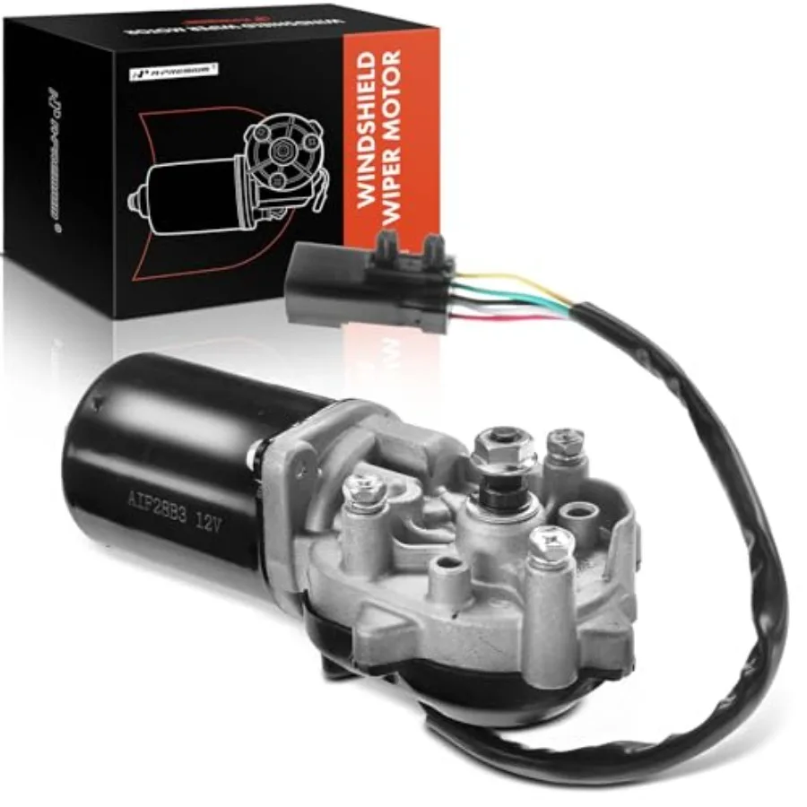 Front Windshield Wiper Motor Compatible with Jeep TJ 2003-2006, Wrangler 2003-2006, 2.4L 4.0L, Sport Utility, 5-Pin, Replace# 5
Front Windshield Wiper Motor Compatible with Jeep TJ 2003-2006, Wrangler 2003-2006, 2.4L 4.0L, Sport Utility, 5-Pin, Replace# 5