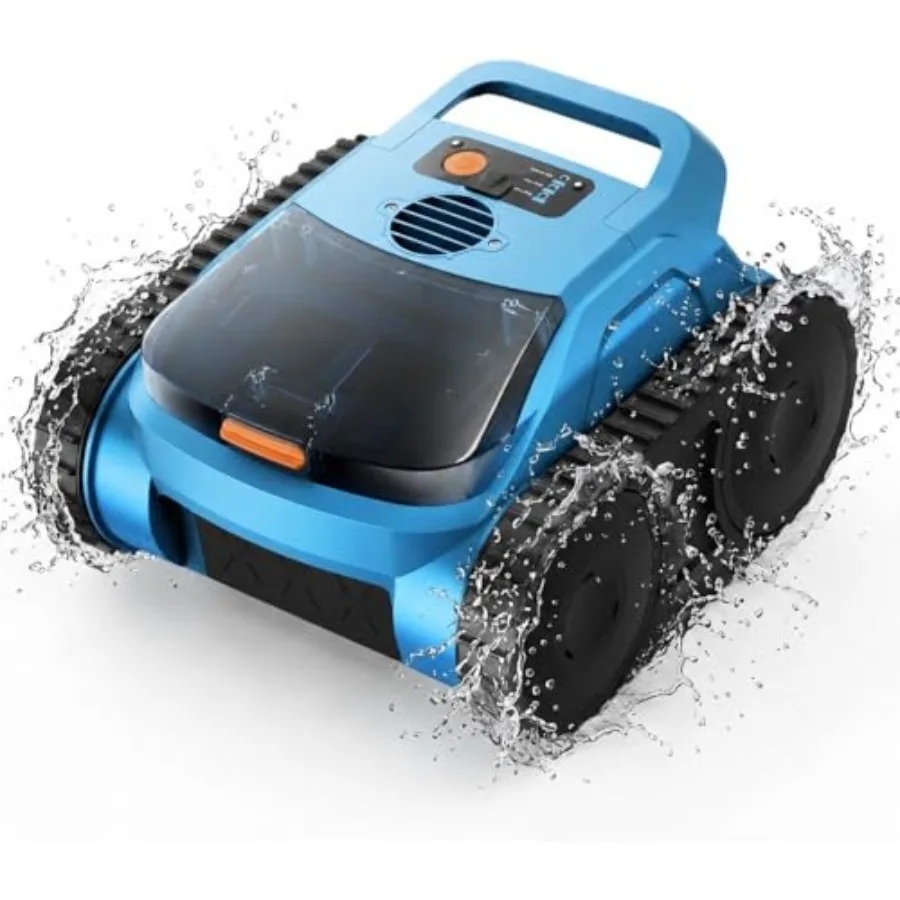 Automatic Robotic Pool Vacuum Cleaner, Cordless Pool Vacuum Cleaner Robot for Inground and Above Ground Pools, Wall and Waterli
Automatic Robotic Pool Vacuum Cleaner, Cordless Pool Vacuum Cleaner Robot for Inground and Above Ground Pools, Wall and Waterli