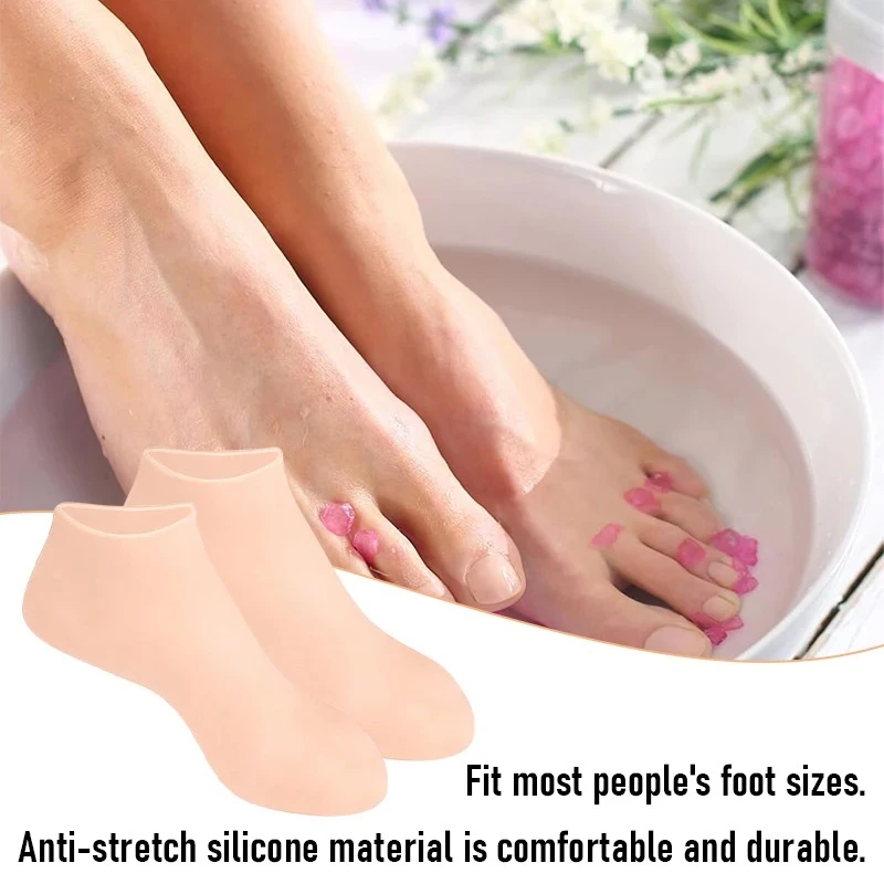 3PCS Heel Protection Foot Cover Soft Silicone Foot Mask Foot Care Anti Foot Drying and Cracking Heel Moisturizing Socks Reusable
3PCS Heel Protection Foot Cover Soft Silicone Foot Mask Foot Care Anti Foot Drying and Cracking Heel Moisturizing Socks Reusable