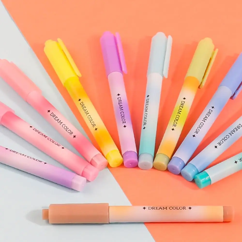 4/12PCS Soft Tip Highlighter DIY Graffiti Drawing Eye Protection Colored Marker Pen Students Stationery Fluorescent Pen Students
4/12PCS Soft Tip Highlighter DIY Graffiti Drawing Eye Protection Colored Marker Pen Students Stationery Fluorescent Pen Students