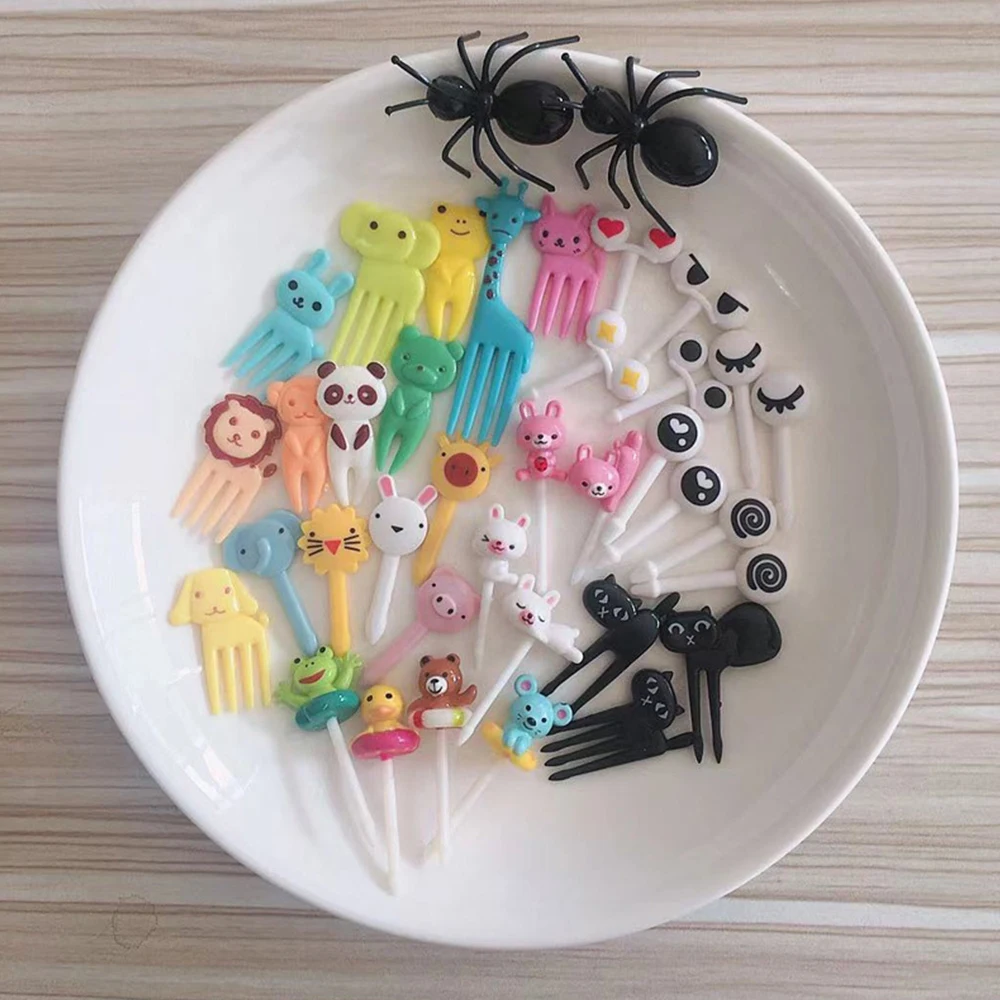 Animal Farm Fork Mini Cartoon Children Snack Cake Dessert Food Fruit Pick Toothpick Bento Party Decor Food Supplement Tool
Animal Farm Fork Mini Cartoon Children Snack Cake Dessert Food Fruit Pick Toothpick Bento Party Decor Food Supplement Tool