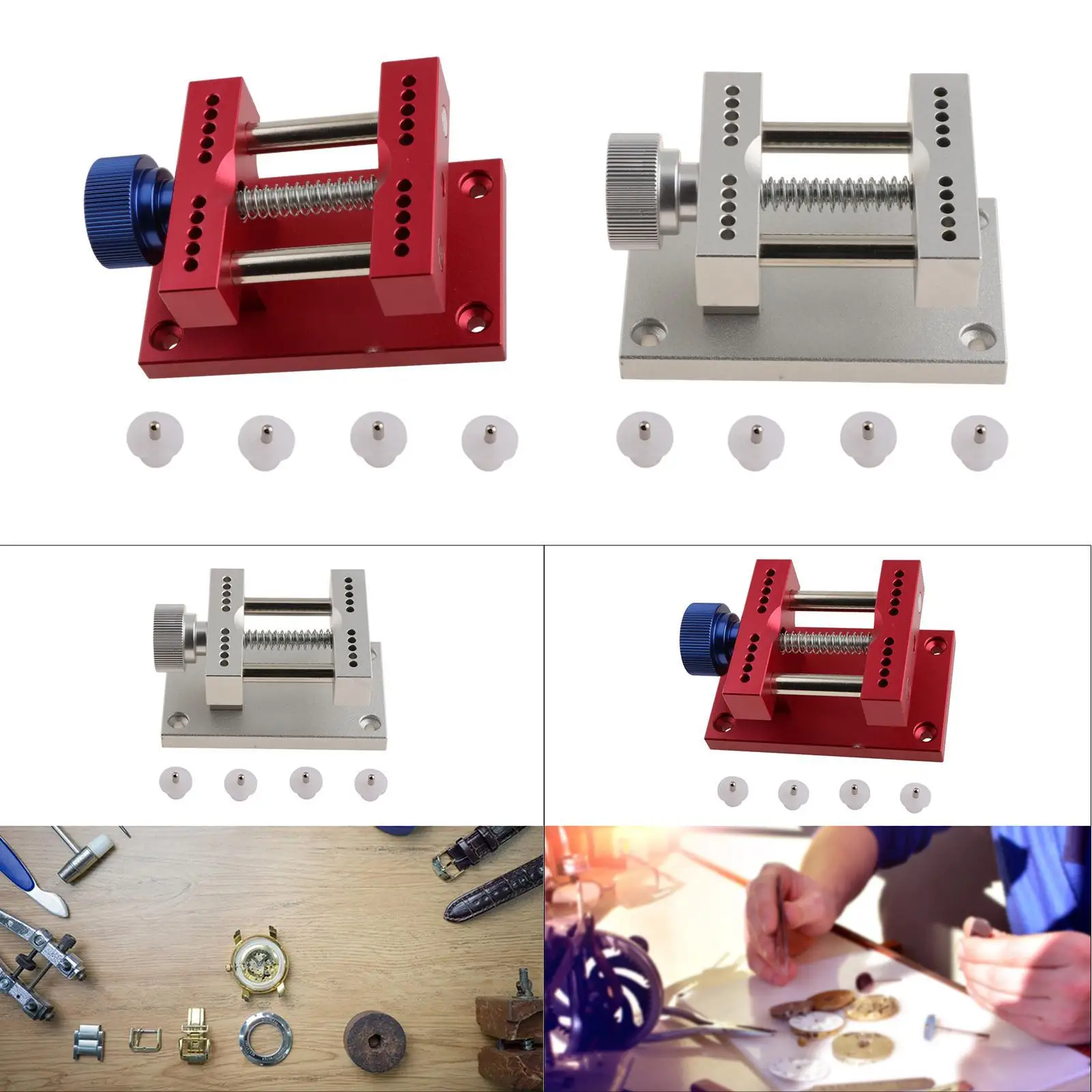 Держатель корпуса часов Регулируемый компактный держатель корпуса часов для обслуживания часов
Держатель корпуса часов Регулируемый компактный держатель корпуса часов для обслуживания часов