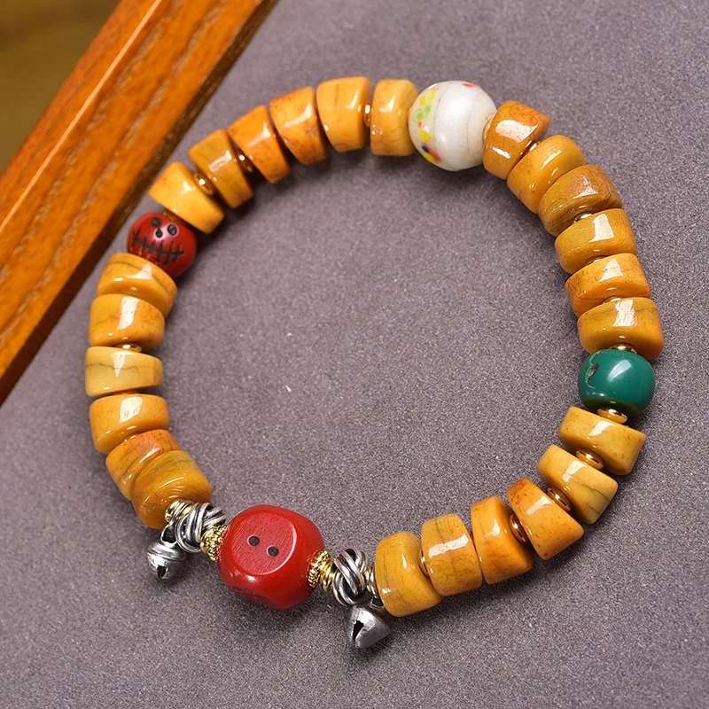 Tibetan-style yak bone and large intestine , pendant, Buddha statue bracelet, high-density clothing prayer beads,
Tibetan-style yak bone and large intestine , pendant, Buddha statue bracelet, high-density clothing prayer beads,
