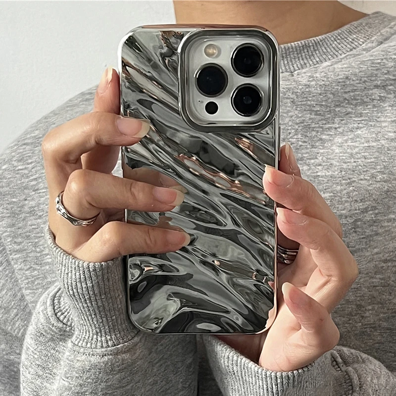 Luxury 3D Curly Wavy Texture Case For iPhone 16 15 14 13 Pro Max Soft Shockproof Phone Cover
Luxury 3D Curly Wavy Texture Case For iPhone 16 15 14 13 Pro Max Soft Shockproof Phone Cover
