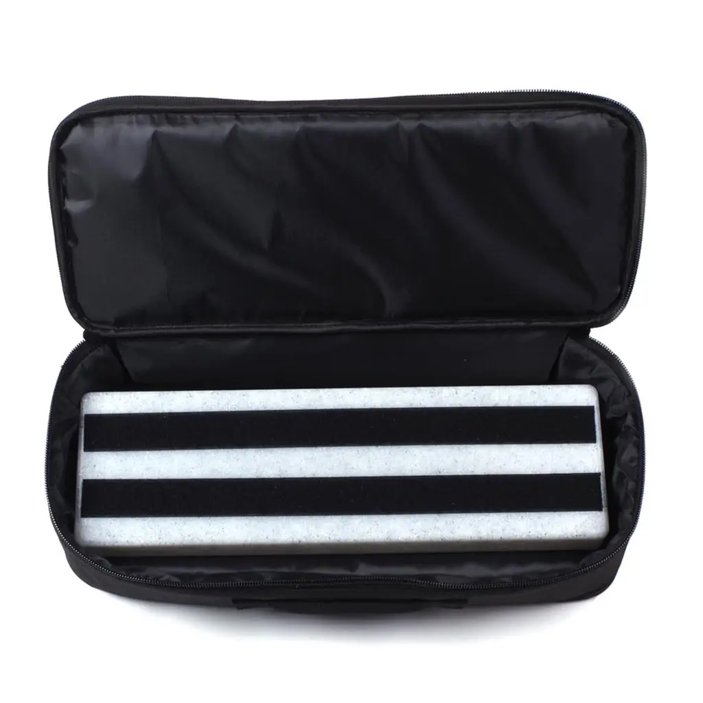 Padded Pedalboard Carry Case Classic Black Effects Pedal Bag for Guitar Multi-effects Pedal Storage
Padded Pedalboard Carry Case Classic Black Effects Pedal Bag for Guitar Multi-effects Pedal Storage