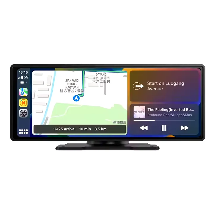 10.26 Inch Touch Wireless Apple Carplay Screen 4K HD Dashboard Portable Navigation IPS 2.5D Touch Screen Optional DVR Camera
10.26 Inch Touch Wireless Apple Carplay Screen 4K HD Dashboard Portable Navigation IPS 2.5D Touch Screen Optional DVR Camera