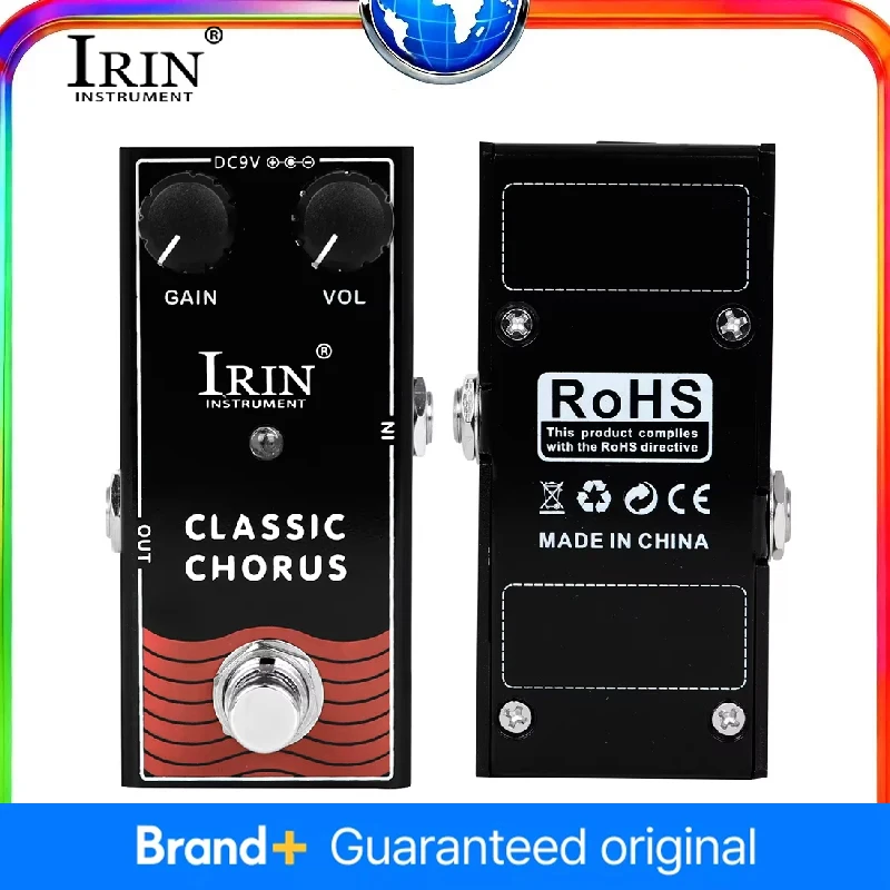 IRIN RF-05 педаль для электрогитары классическая педаль эффектов хору True Bypass мини одиночная гитарная педаль аксессуары для гитары
IRIN RF-05 педаль для электрогитары классическая педаль эффектов хору True Bypass мини одиночная гитарная педаль аксессуары для гитары