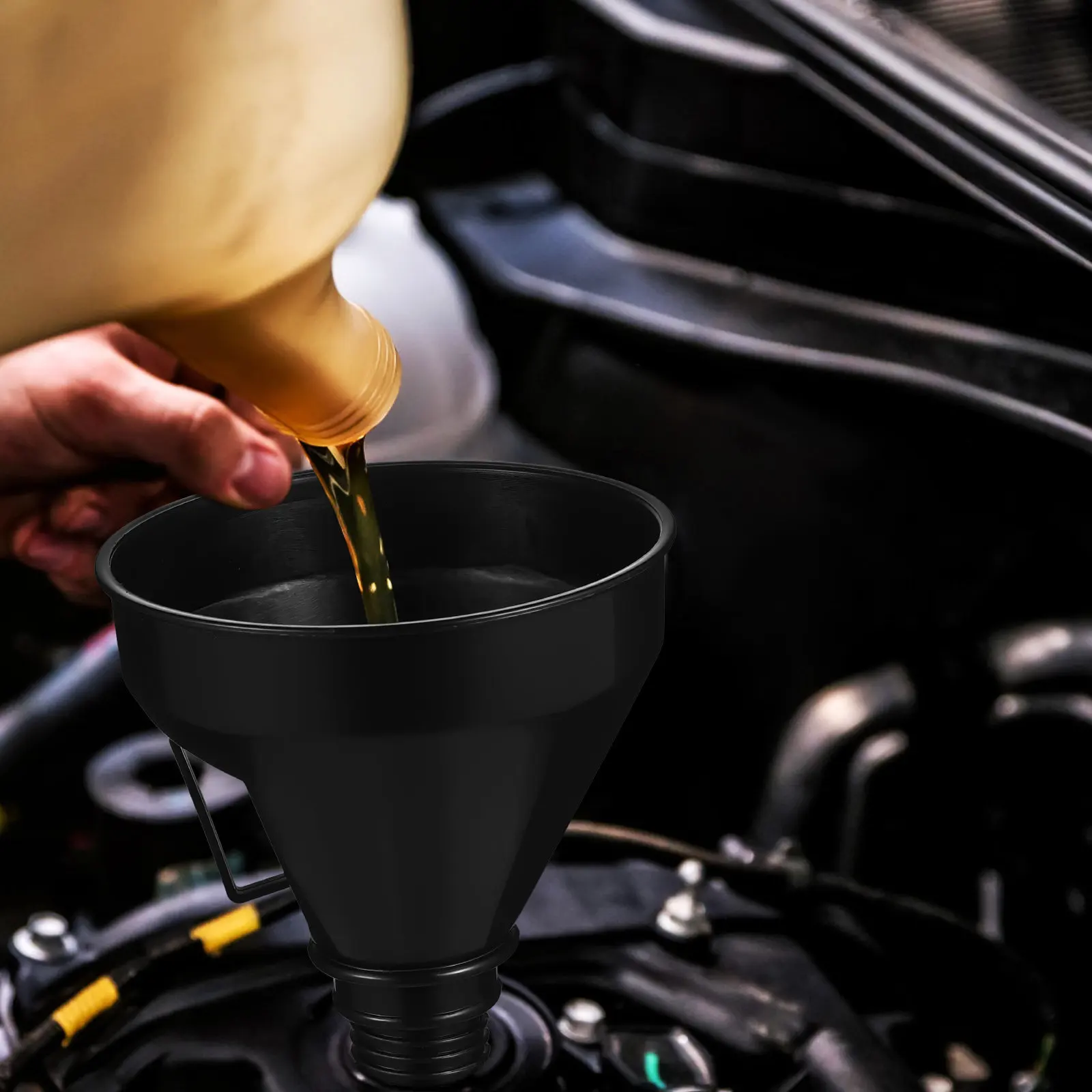 1 Set Oil Funnel Kit For Car Engine Transmission Fuel Refill With Flexible Hose Filter Design Small Funnels Plastic Automotive
1 Set Oil Funnel Kit For Car Engine Transmission Fuel Refill With Flexible Hose Filter Design Small Funnels Plastic Automotive