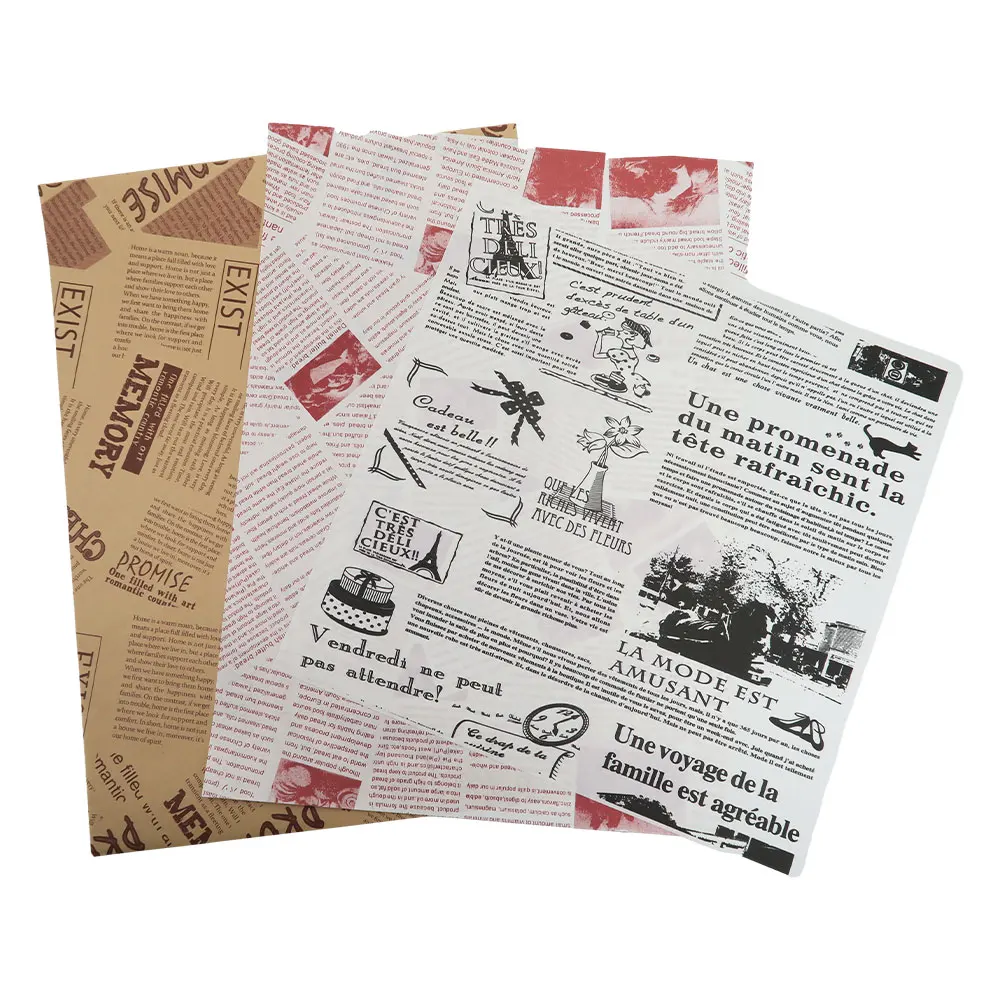 3000pcs Prime Custom Printed Sandwich Burger Oil Shield Sheet Single-Use Food Grade PE-Laminated Bakery Greaseproof Food Wrap
3000pcs Prime Custom Printed Sandwich Burger Oil Shield Sheet Single-Use Food Grade PE-Laminated Bakery Greaseproof Food Wrap