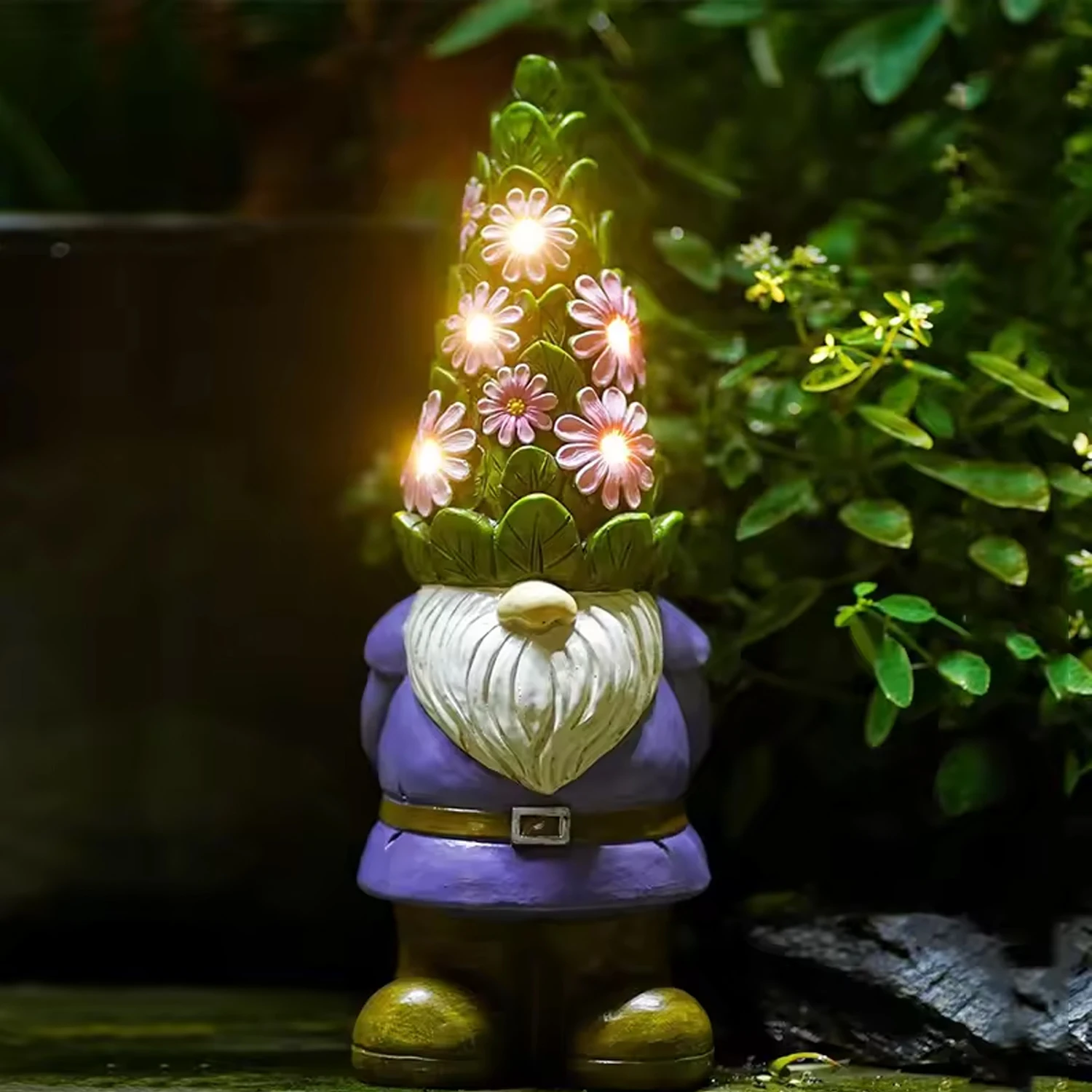Solar Powered Garden Gnome Figurine With 7 LED Lights Outdoor Yard Decor For Patio Balcony Lawn Unique Housewarming Gift
Solar Powered Garden Gnome Figurine With 7 LED Lights Outdoor Yard Decor For Patio Balcony Lawn Unique Housewarming Gift