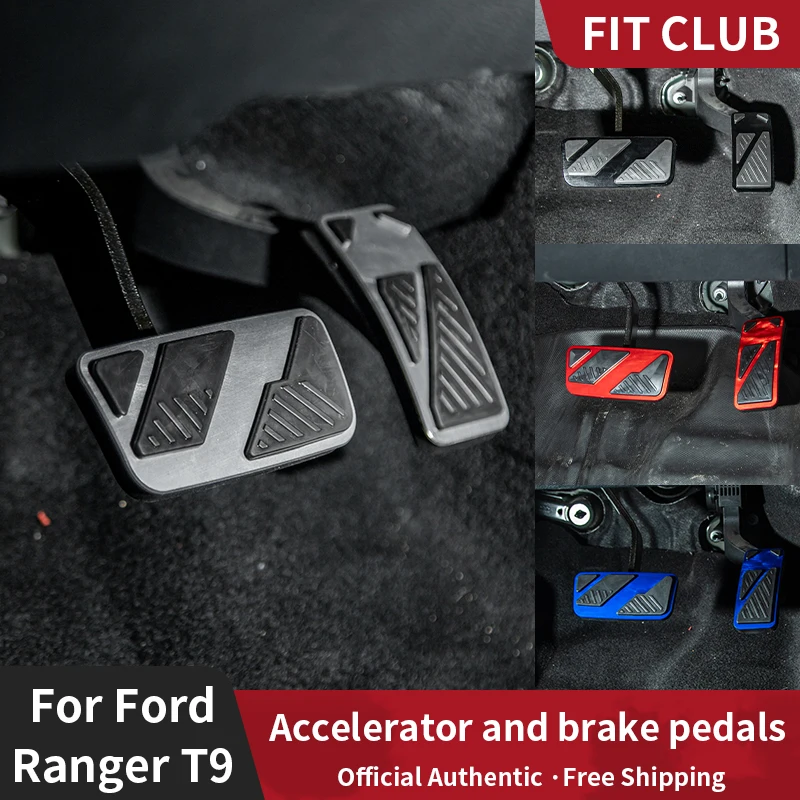 For Ford Ranger T9 2023 2024 Aluminum alloy Foot Pedal Accelerator Gas Fuel Brake Pedal Pedal Cover Alternative installation
For Ford Ranger T9 2023 2024 Aluminum alloy Foot Pedal Accelerator Gas Fuel Brake Pedal Pedal Cover Alternative installation