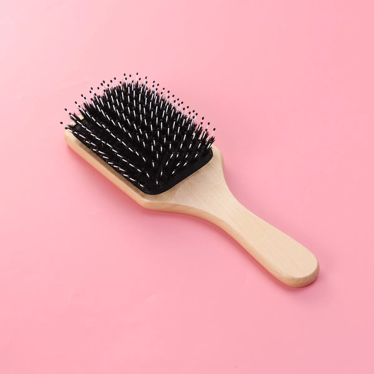Boar Bristle Massage Hair Brush Natural Wooden Paddle Brush for Thin Fine Normal Curly Wavy Hair Reduces Breakage
Boar Bristle Massage Hair Brush Natural Wooden Paddle Brush for Thin Fine Normal Curly Wavy Hair Reduces Breakage