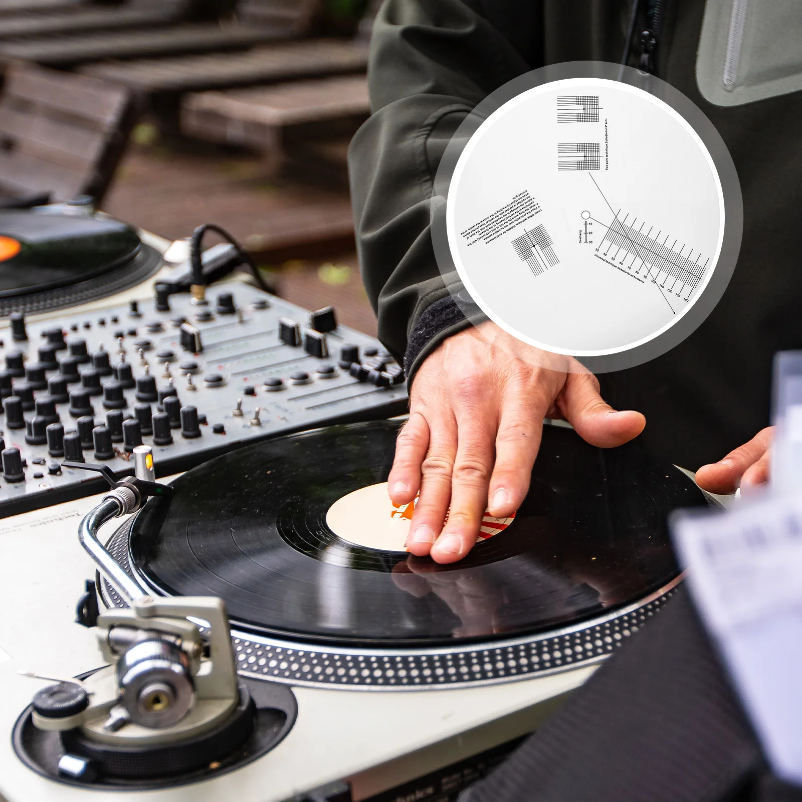 Adjustable Pickup Disc Acrylic Turntable Alignment Protractor Anti-Slip Vinyl Recorder Speed Detection Tool For Dj Equipment
Adjustable Pickup Disc Acrylic Turntable Alignment Protractor Anti-Slip Vinyl Recorder Speed Detection Tool For Dj Equipment