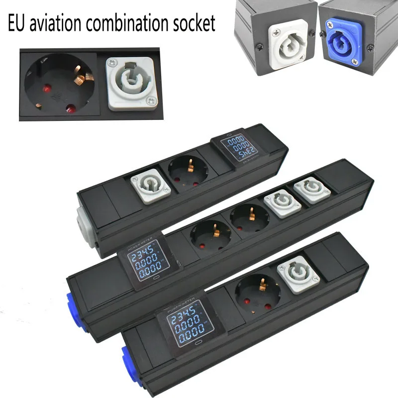 PDU power board Schuko NAC3MPA NAC3MPB input/output sound plug socket 1-10AC EU aviation combination socket with ammeter
PDU power board Schuko NAC3MPA NAC3MPB input/output sound plug socket 1-10AC EU aviation combination socket with ammeter