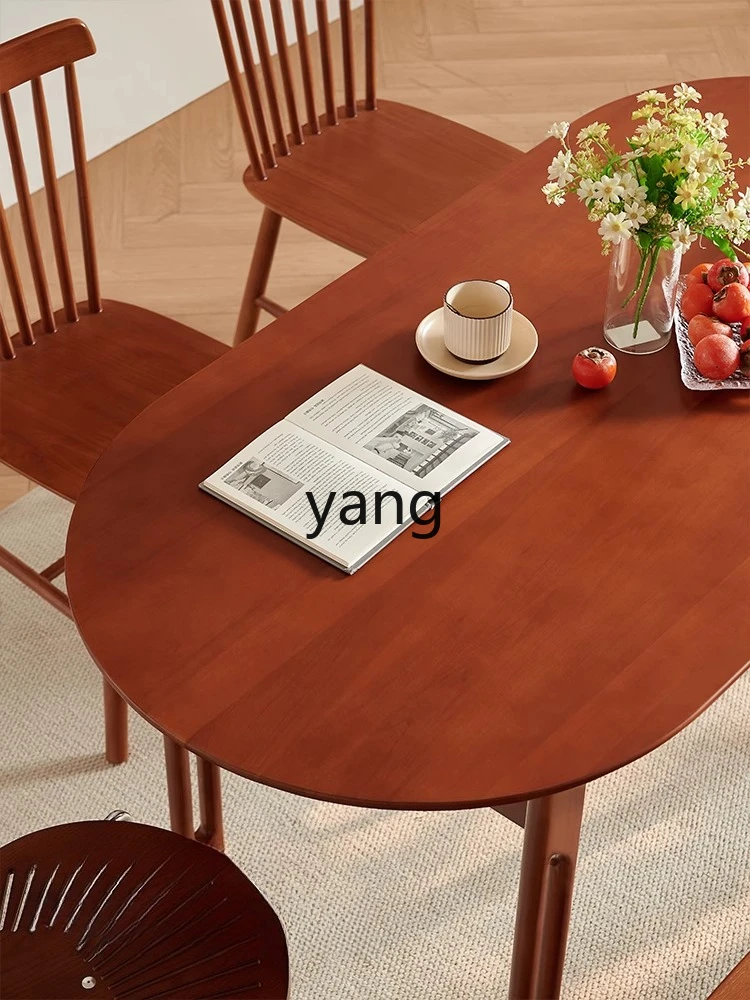 LMM Nordic retro solid wood desk book chair home antique oval study table
LMM Nordic retro solid wood desk book chair home antique oval study table