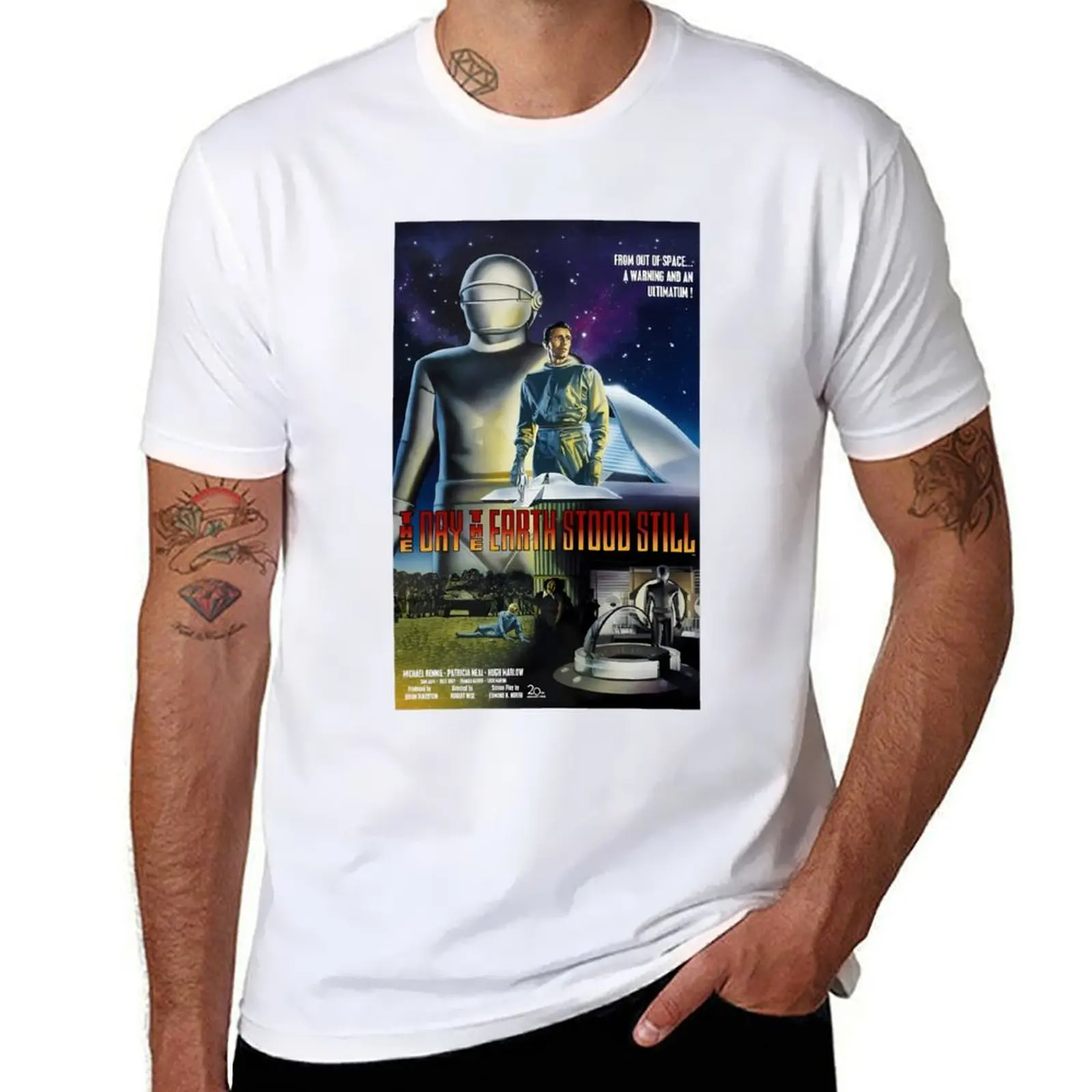 The Day The Earth Stood Still Horror Movie T-Shirt t shirt men 100% cotton luxury brand mens graphic t shirts T-Shirt
The Day The Earth Stood Still Horror Movie T-Shirt t shirt men 100% cotton luxury brand mens graphic t shirts T-Shirt