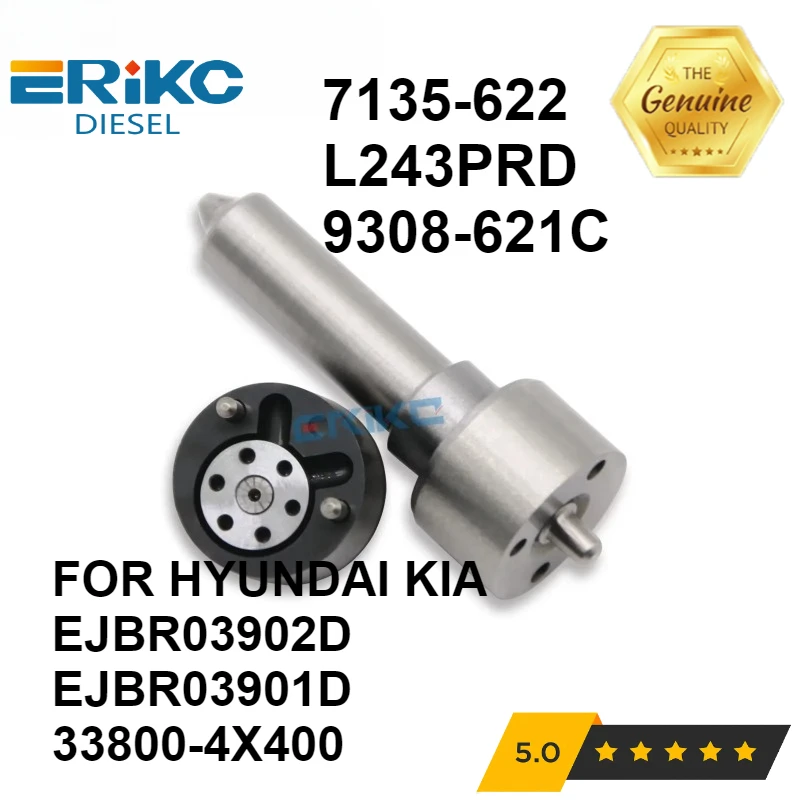 EJBR03902D EJBR03901D Injector Repair Kits 7135-622 Nozzle L243PRD Valve 9308-621C for Hyundai KIA Carnival Sedona 33800-4X400
EJBR03902D EJBR03901D Injector Repair Kits 7135-622 Nozzle L243PRD Valve 9308-621C for Hyundai KIA Carnival Sedona 33800-4X400