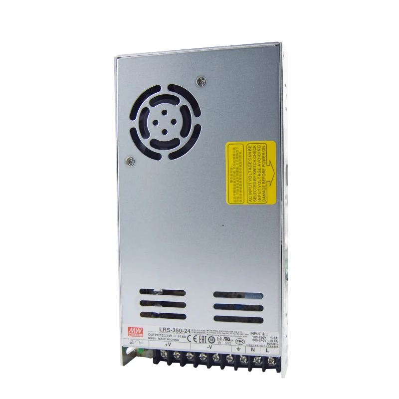24V 14.6A Single Output 350W Meanwell Switching Power Supply LRS-350-24 for Power Equipment
24V 14.6A Single Output 350W Meanwell Switching Power Supply LRS-350-24 for Power Equipment
