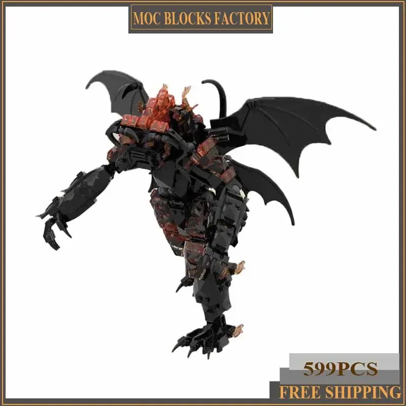 Magical Rings Moc Building Blocks Movie Monsters Balrog Model Technology Bricks DIY Assembly Street View Toys Gifts
Magical Rings Moc Building Blocks Movie Monsters Balrog Model Technology Bricks DIY Assembly Street View Toys Gifts